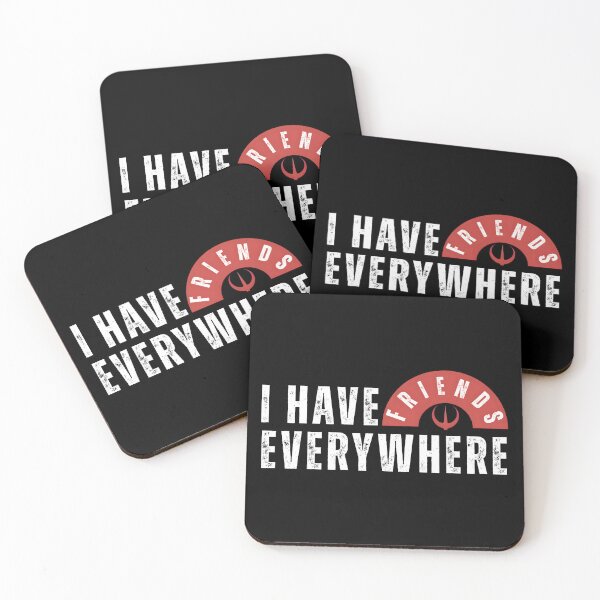 Item preview, I Have Friends Everywhere – Friendship Quote | Positive Social Design Tee & Gifts designed and sold by Teetreasure2.