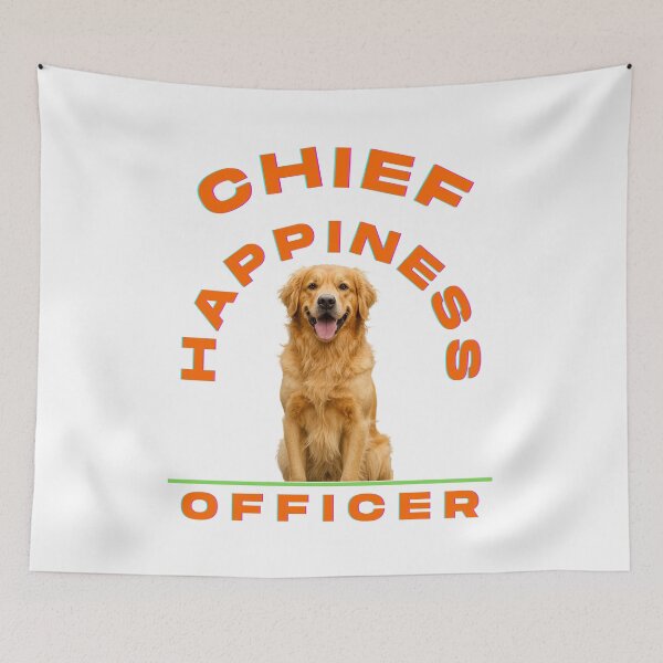 Item preview, Chief Happiness Officer designed and sold by Retriever Dog Tribe.
