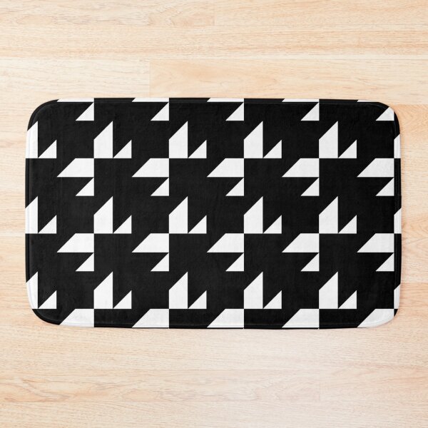 Item preview, Houndstooth Pattern Black And White designed and sold by HomeFeeling.