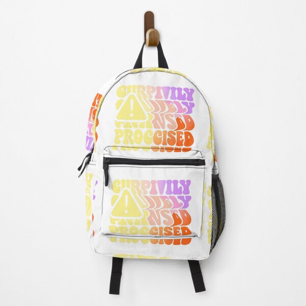 Item preview, Warning Vibrant Typography Playful Expressions Colorful Design Positive designed and sold by ART ATTACK ZONE.