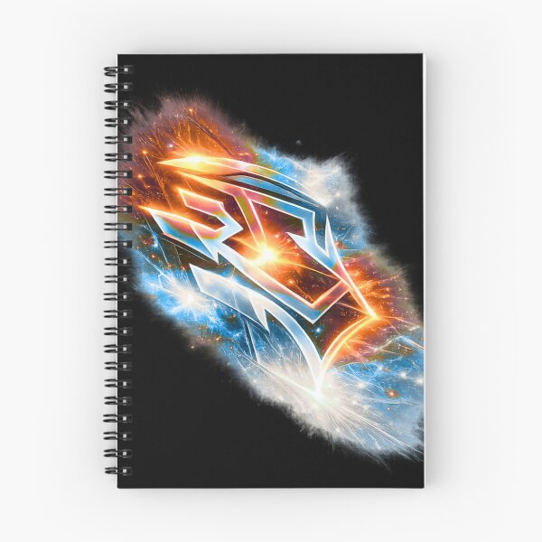 Item preview, Fire & Ice Fusion - 3D Digital Graffiti Design. designed and sold by HubiUrbanStudio.