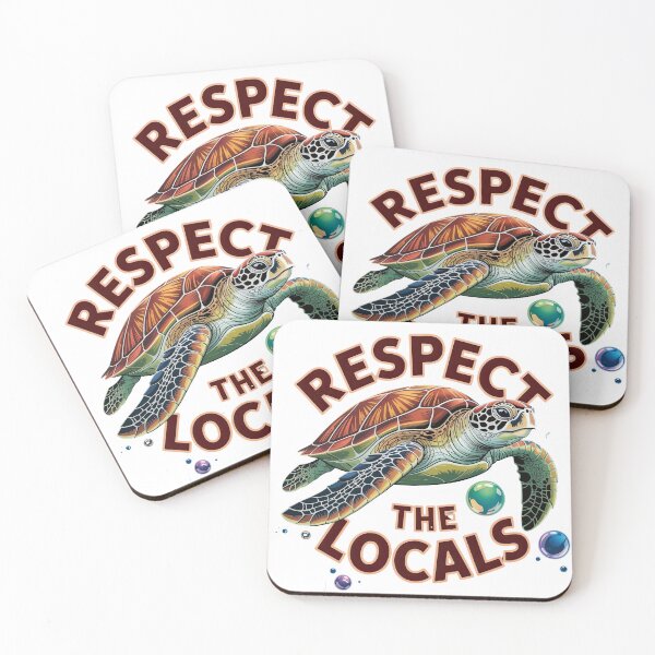 Item preview, Sea Turtle Respect the Locals Design designed and sold by Frollein S Berlin.