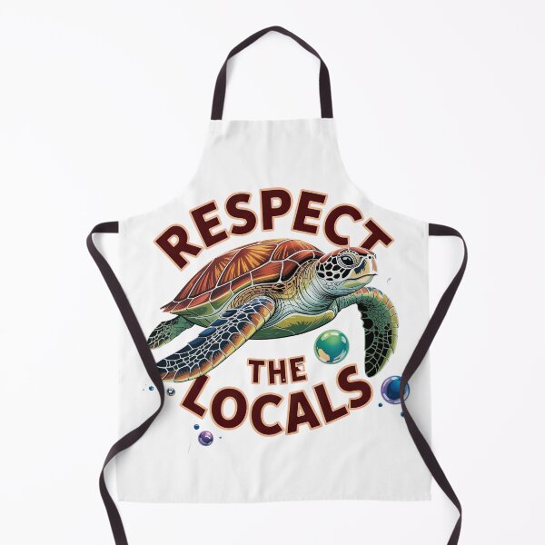 Item preview, Sea Turtle Respect the Locals Design designed and sold by Frollein S Berlin.