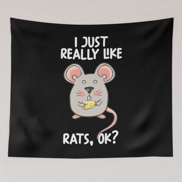 Item preview, I Just Really Like Rats Ok? designed and sold by GabbyKash.
