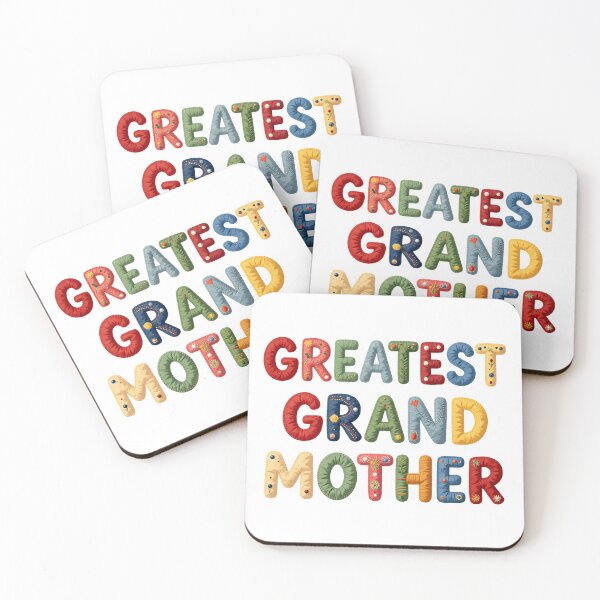 Item preview, GREATEST GRANDMOTHER - IN FAUX LETTERING designed and sold by AlexOBrienArt.