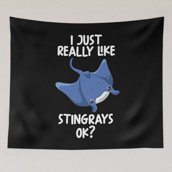 Item preview, I Just Really Like Stingrays Ok? designed and sold by GabbyKash.
