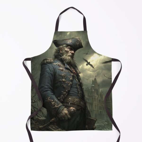 Item preview, Innsmouth Sea Captain - Lovecraft Deep One Maritime Horror Gothic Illustration designed and sold by mistygate.