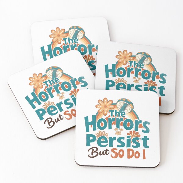 Item preview, The Horrors Persist But So Do I Bold Purple Circle designed and sold by SkeletonsDanger.