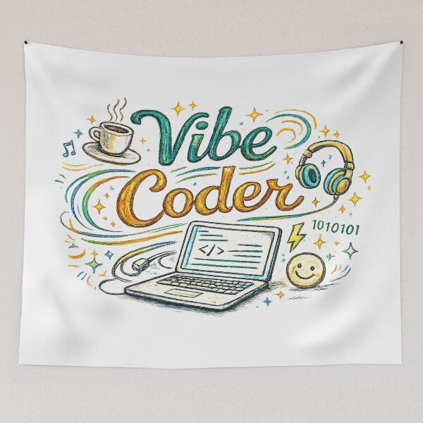 Item preview, Vibe Coder designed and sold by ChickenFund.