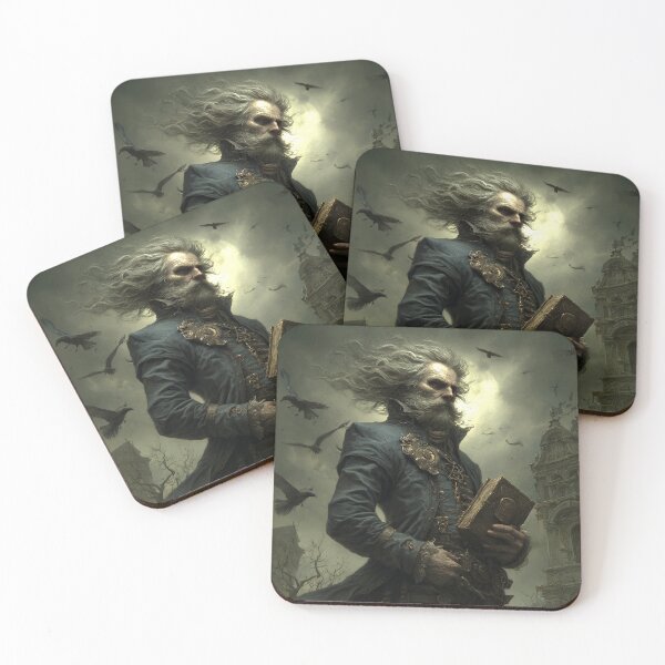 Item preview, Miskatonic University Rector - Lovecraft Dark Academia Gothic Professor Illustration designed and sold by mistygate.