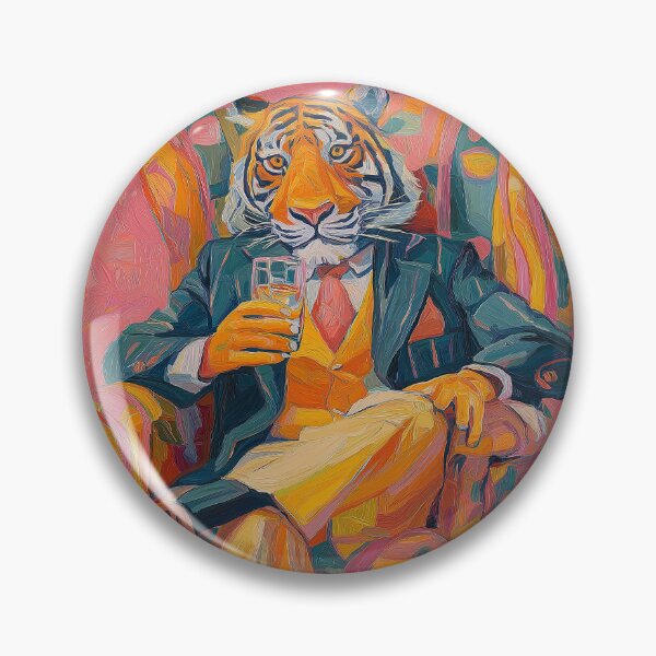 Item preview, Modern Deco Tiger designed and sold by Retro Type.