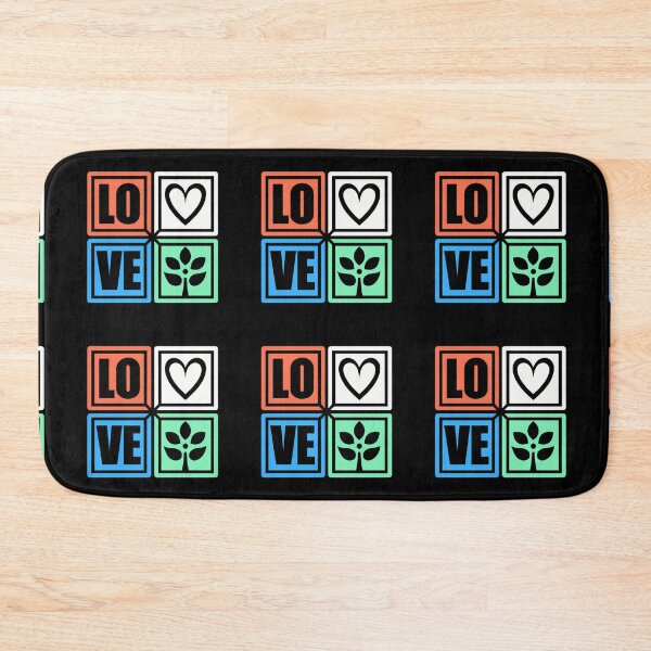 Item preview, Love Colorful Concepts Iconic Symbols Red Blue Green designed and sold by ART ATTACK ZONE.