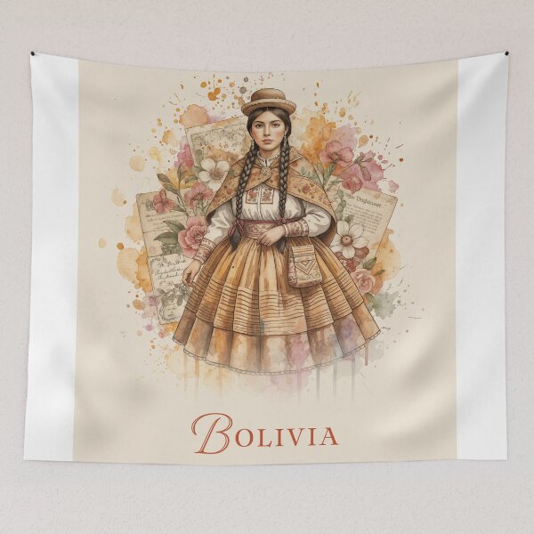 Item preview, Bolivia: Heritage in Bloom designed and sold by ForeverPrintsOK.