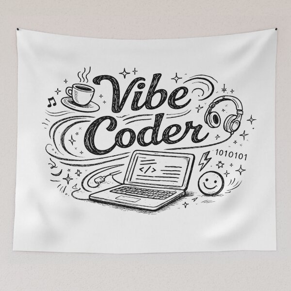 Item preview, Vibe Coder designed and sold by ChickenFund.