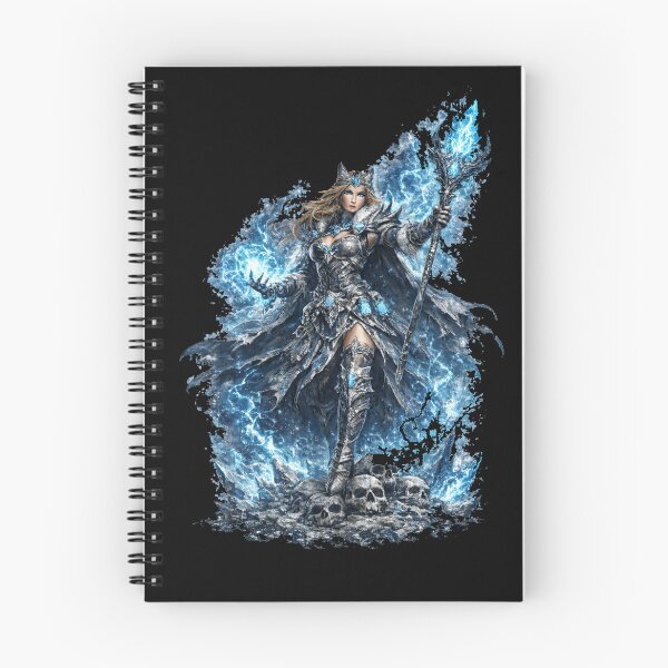 Item preview, Frost Queen Sorceress - Ice Lightning Fantasy Warrior Cutout designed and sold by Nesaith.