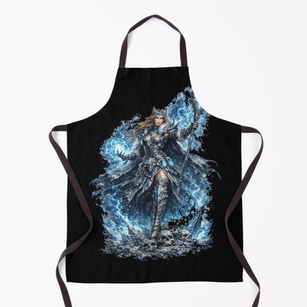 Item preview, Frost Queen Sorceress - Ice Lightning Fantasy Warrior Cutout designed and sold by Nesaith.