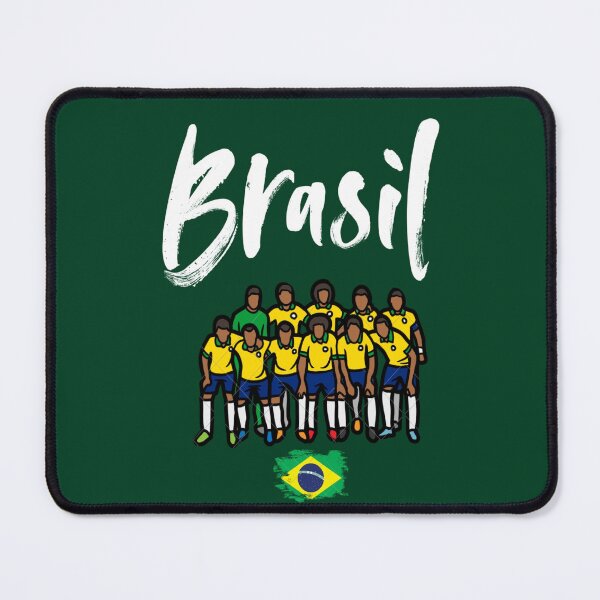 Item preview, Brazil National Football Team: Soccer Passion & Gold Jersey Art designed and sold by Dhiessi.
