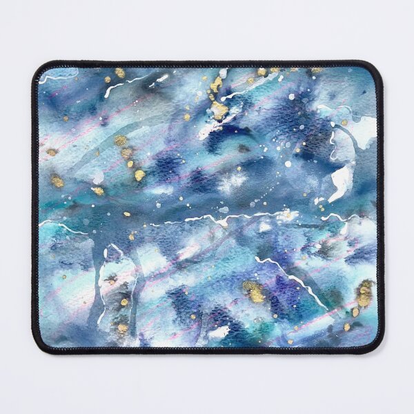 Item preview, Twilight Tides Abstract Ink Painting designed and sold by emilyrosealcockart.