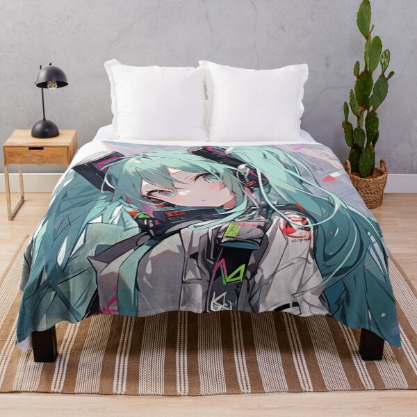Item preview, Hatsune Miku - Cyber Pop Guitarist – Neon Anime Rock Girl designed and sold by Dyan4.