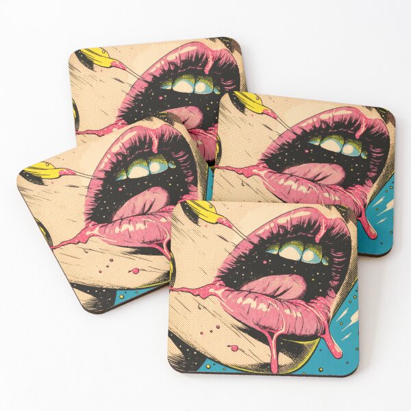 Item preview, Strawberry Milkshake 2 1960s Pop Art Parody designed and sold by NickWhittleArt.