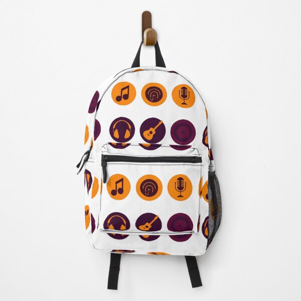 Item preview, Music Colorful Concepts Iconic Symbols Orange Purple Guitar designed and sold by ART ATTACK ZONE.