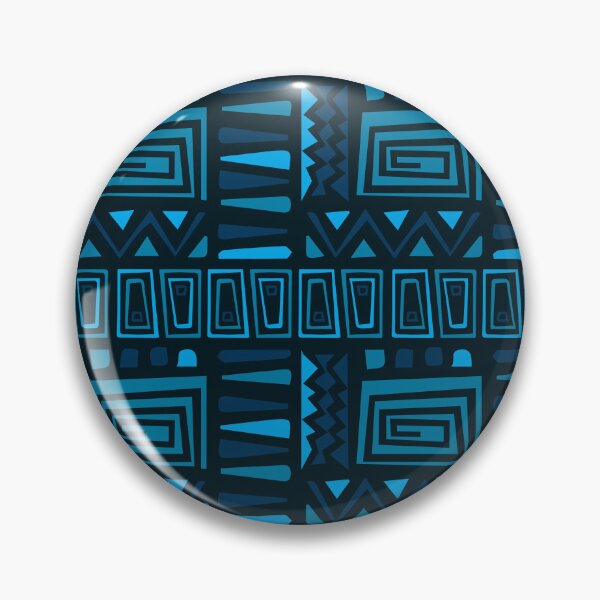 Item preview, Classic Blue Ancestral Weave - Ethnic Polynesian Tribal  - Unique Gifts For Men designed and sold by RoyalStarsPatts.