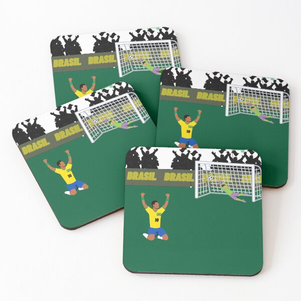 Item preview, Goal Celebration! Brazilian Soccer Spirit & Vibrant Stadium Art designed and sold by Dhiessi.