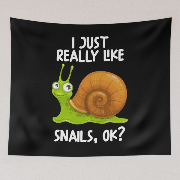 Item preview, I Just Really Like Snails Ok? designed and sold by GabbyKash.