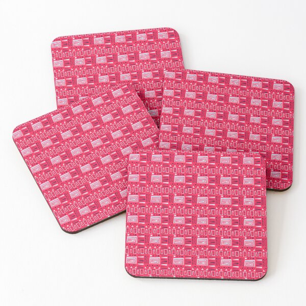 Item preview, Pink African Tesselation - Ethnic Polynesian Tribal  - Valentine Gifts For Him designed and sold by RoyalStarsPatts.