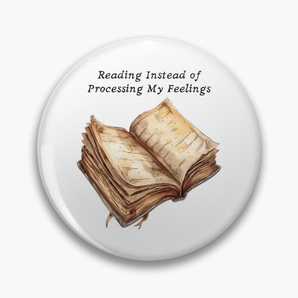 Item preview, Reading Instead of Processing My Feelings – Reader Aesthetic Design designed and sold by SWETA HALDER.