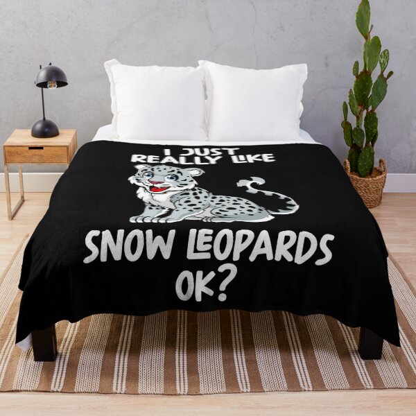 Item preview, I Just Really Like Snow Leopards Ok? designed and sold by GabbyKash.
