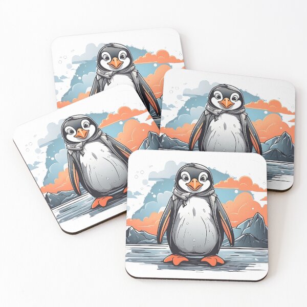 Item preview, cute penguin in the fog designed and sold by Karaz's Animal Kingdom.