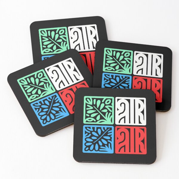 Item preview, Air Colorful Concepts Iconic Symbols Red Blue Green designed and sold by ART ATTACK ZONE.