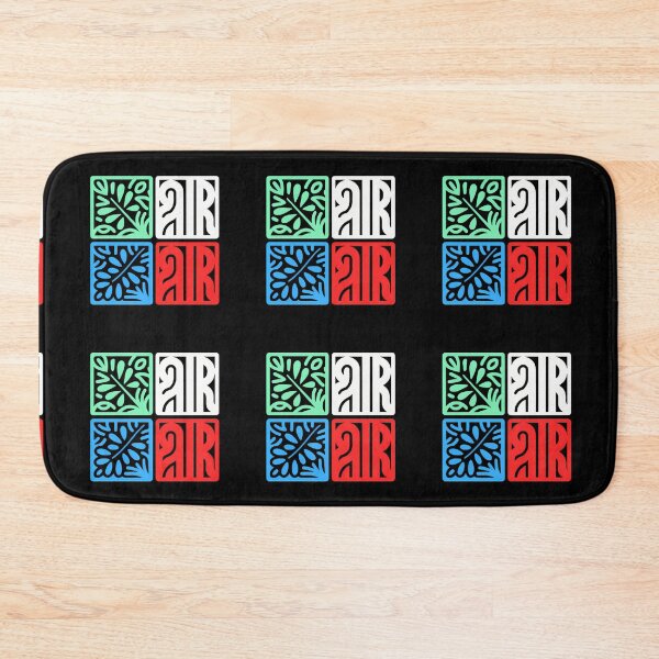 Item preview, Air Colorful Concepts Iconic Symbols Red Blue Green designed and sold by ART ATTACK ZONE.