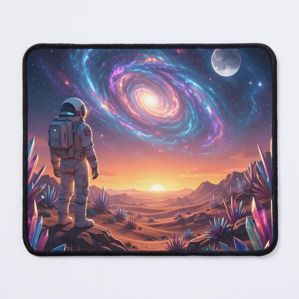 Item preview, The Lone Astronaut #09 Exploring the Galaxy designed and sold by nocturnAIArt.
