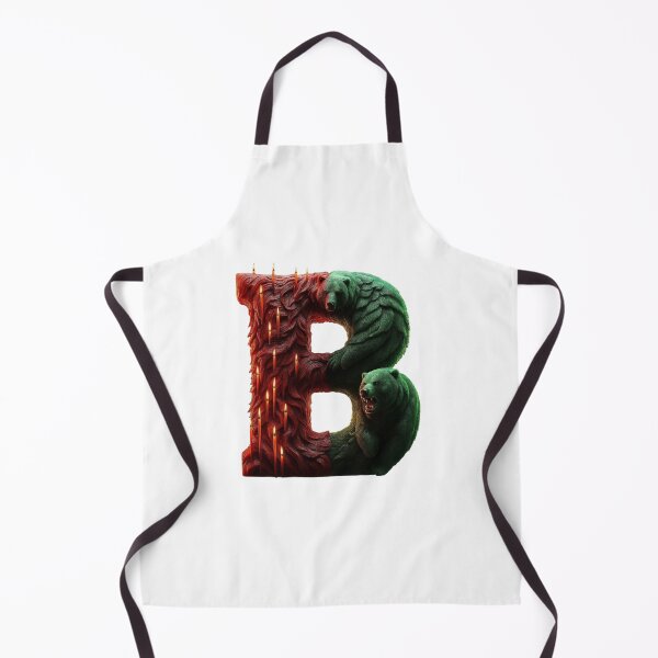 Item preview, Fire and Bear B Letter Art designed and sold by Adappai.