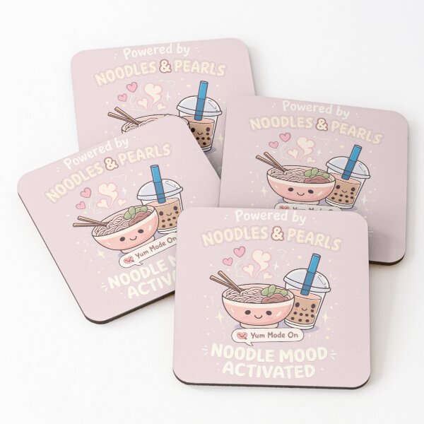 Item preview, Cute Noodle Boba Tea T-Shirt Hoodie Mug Sticker Kawaii Tee designed and sold by KDesignCrafts.
