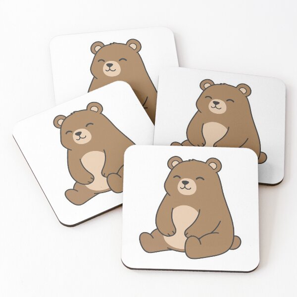 Item preview, Smiling Sitting Bear Sticker designed and sold by hudhagha.