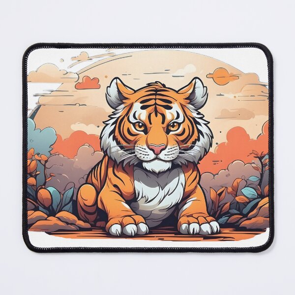 Item preview, cute tiger in the fog designed and sold by Karaz's Animal Kingdom.