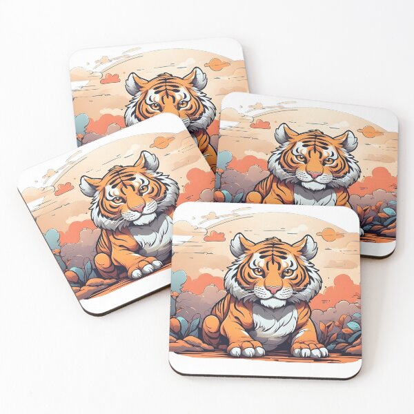 Item preview, cute tiger in the fog designed and sold by Karaz's Animal Kingdom.