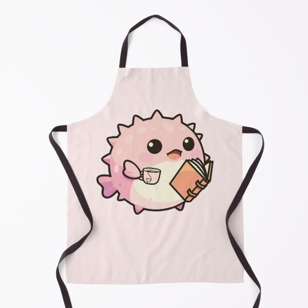 Item preview, Bookish Pufferfish designed and sold by chillaxcats.