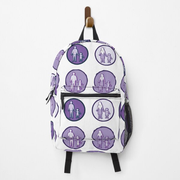 Item preview, Family Colorful Concepts Iconic Symbols Purple Black designed and sold by ART ATTACK ZONE.