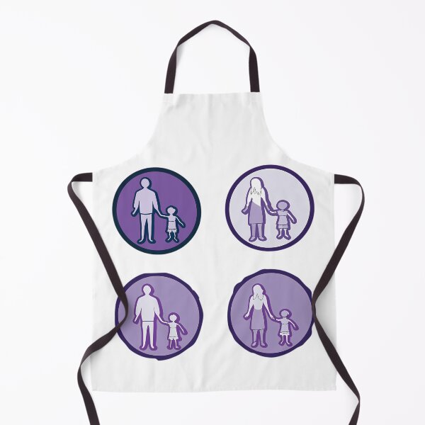 Item preview, Family Colorful Concepts Iconic Symbols Purple Black designed and sold by ART ATTACK ZONE.