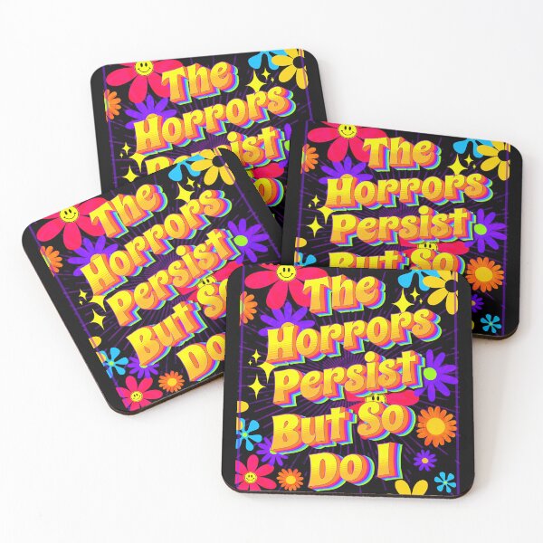 Item preview, The Horrors Persist But So Do I Vibrant Flower Burst designed and sold by SkeletonsDanger.