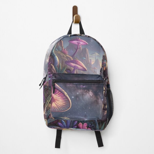 Item preview, The Lone Astronaut #08 - Space Mushrooms designed and sold by nocturnAIArt.