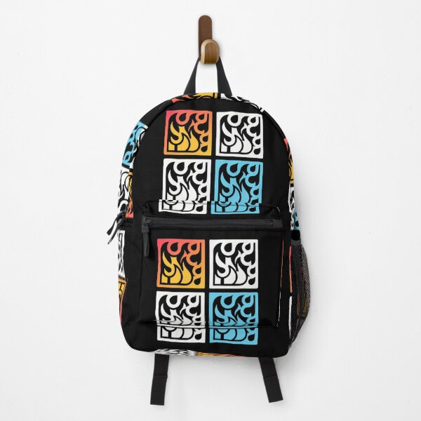 Item preview, Fire Colorful Concepts Iconic Symbols Red Blue Green designed and sold by ART ATTACK ZONE.
