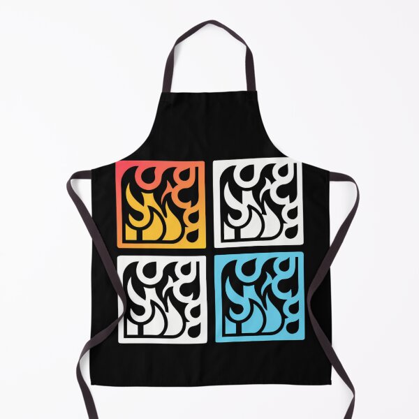 Item preview, Fire Colorful Concepts Iconic Symbols Red Blue Green designed and sold by ART ATTACK ZONE.