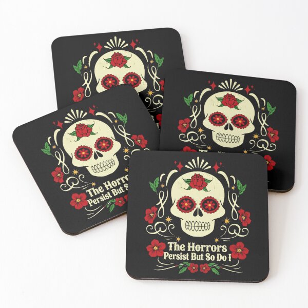 Item preview, The Horrors Persist But So Do I Sugar Skull Spirit designed and sold by SkeletonsDanger.