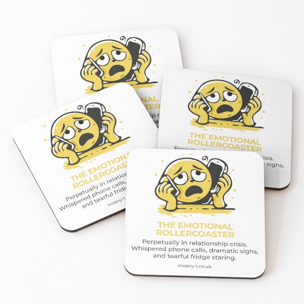 Item preview, The Emotional Rollercoaster – Moany T Flatmate Field Guide | Relationship Drama Humour designed and sold by Moany-T.