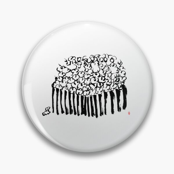 Item preview, Cute Popcorn Art – Retro Movie Night Illustration designed and sold by TaisanNYC.